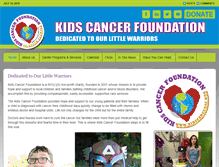 Tablet Screenshot of kidscancersf.org